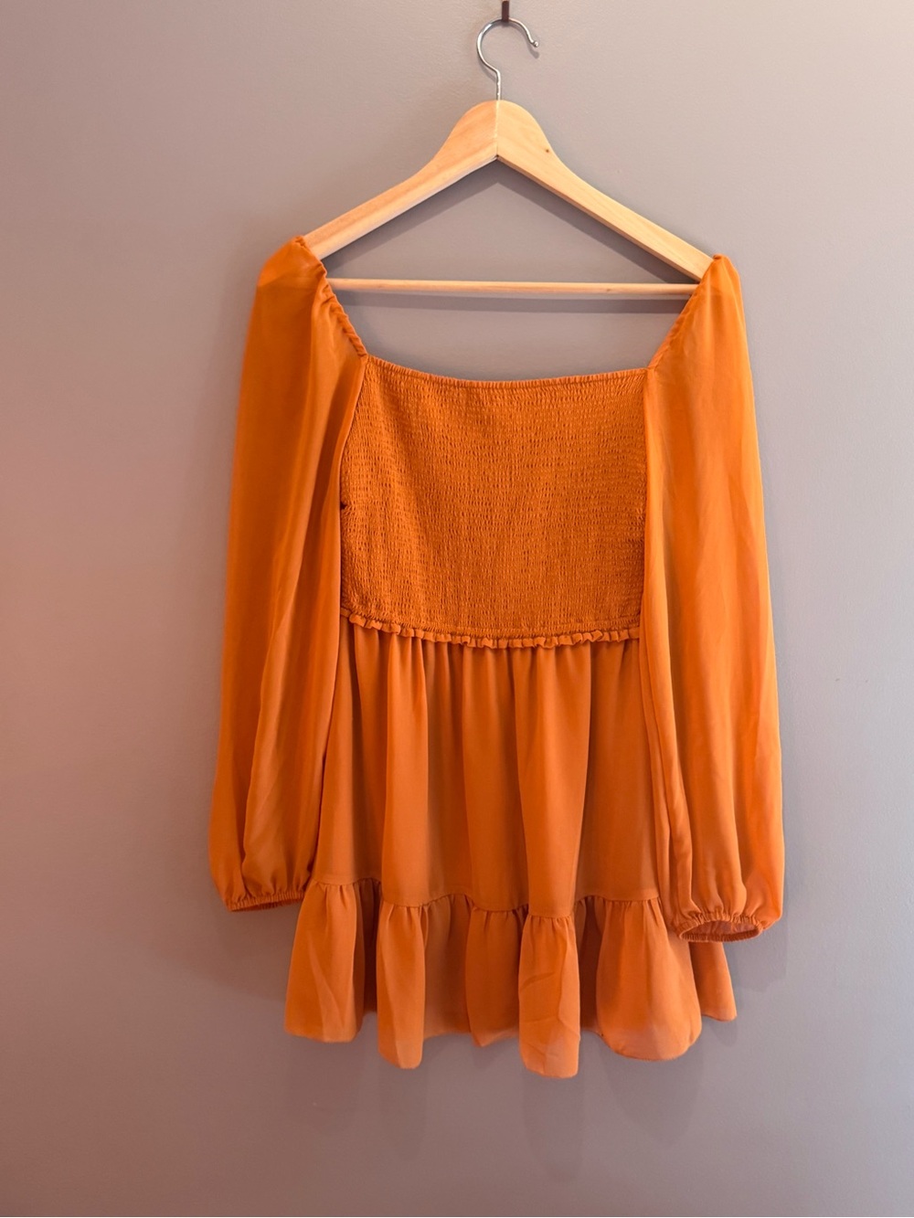 Wilfred Orange Mini Dress